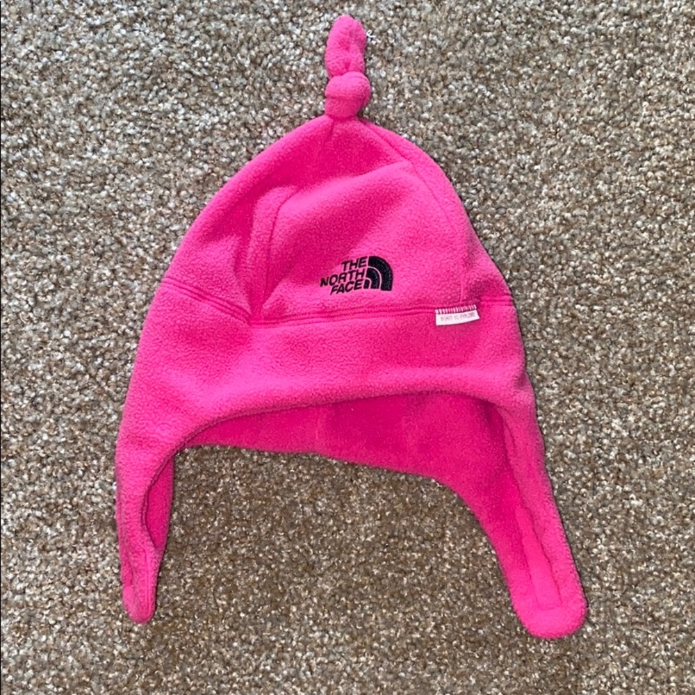 Baby girl TNF fleece toboggan